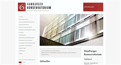 Desktop Screenshot of hamburger-konservatorium.de
